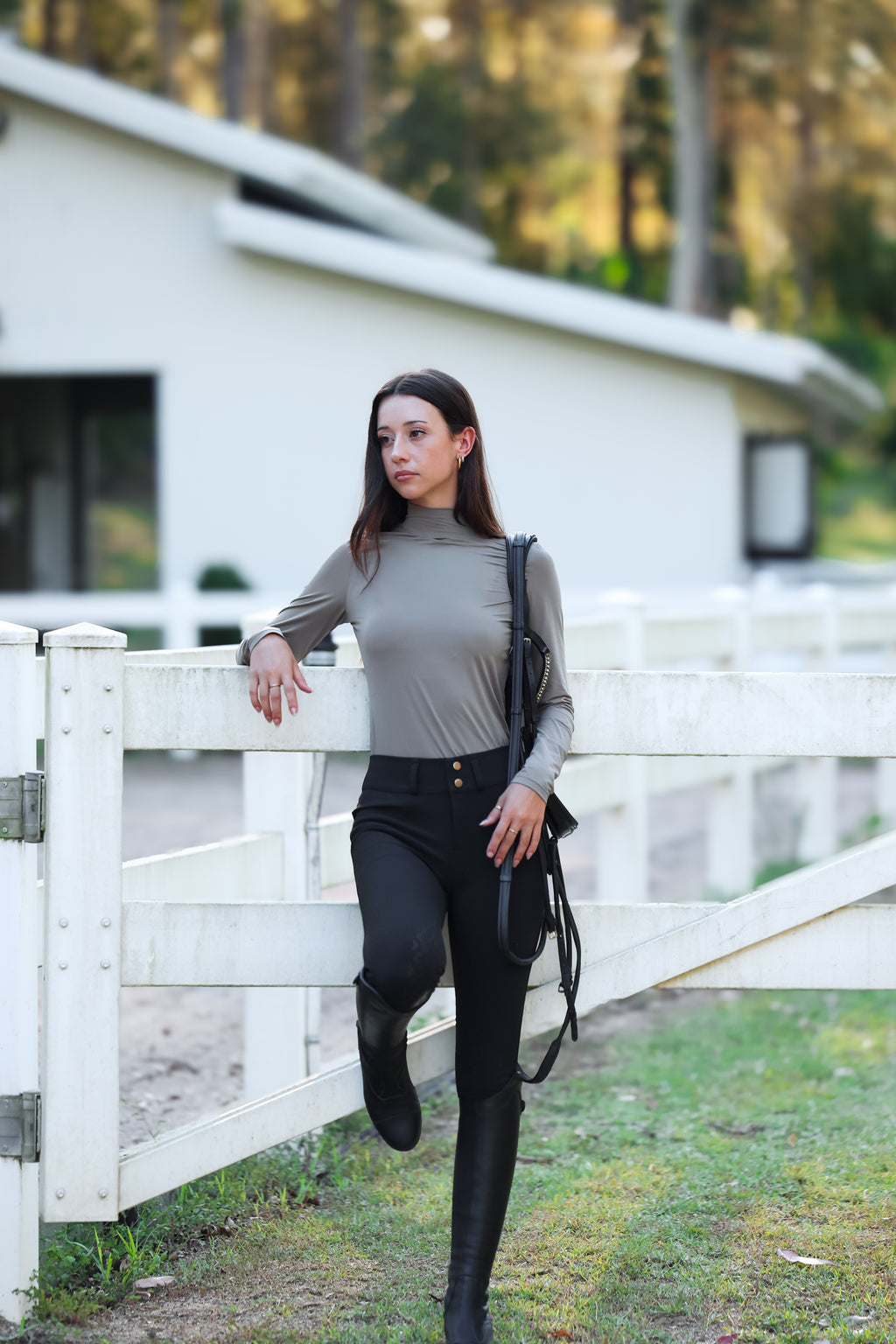 The Dune Mock Neck Top