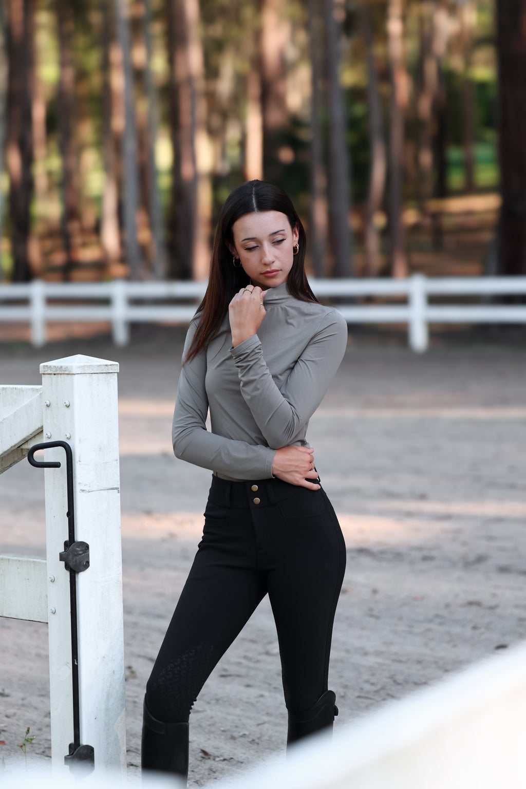 The Dune Mock Neck Top